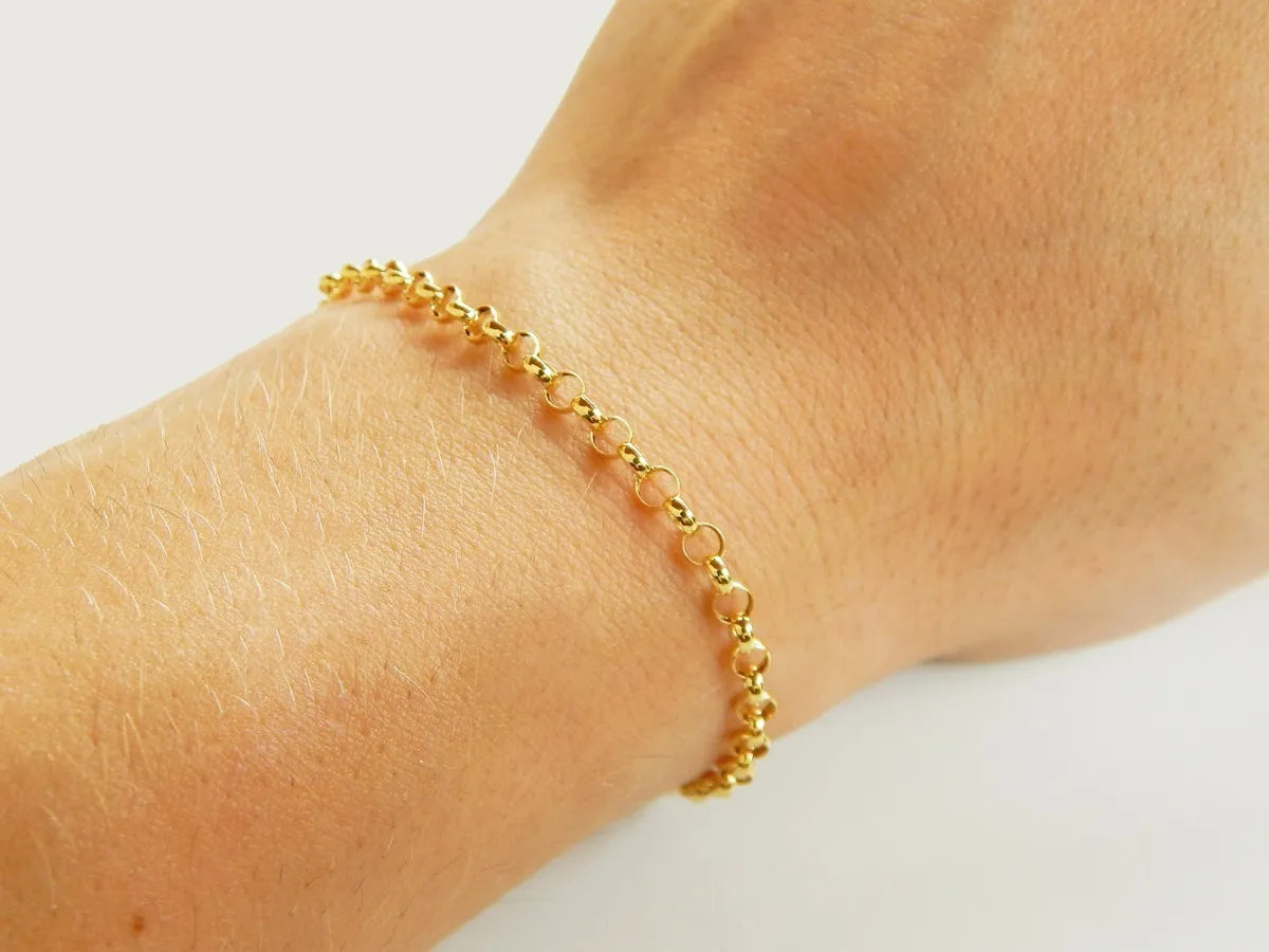 Pulseira Ouro 18k Elo Português