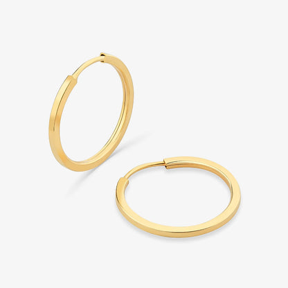 Brinco ouro 18 k 14mm